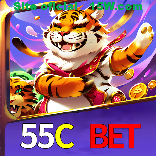 Imagem promocional da 55C Bet mostrando a plataforma e suas vantagens